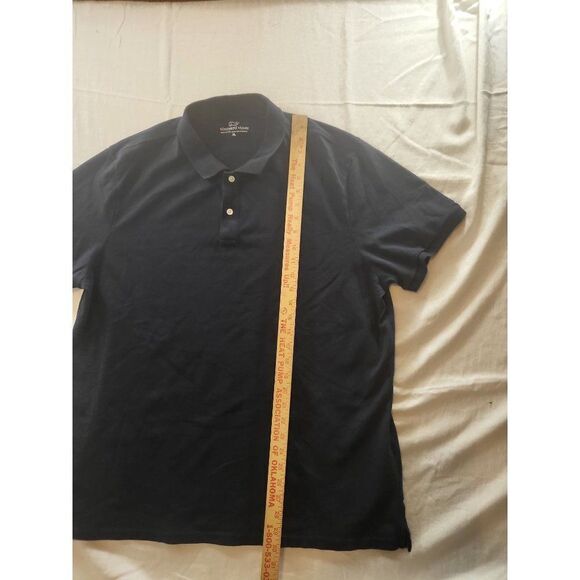 Vineyard Vines Polo Men Sz XL Blue Short Sleeve 2 Button Everyday - Picture 3 of 6